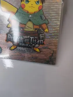 Attack On Titan #E24 - Silver Holo Box Hit - Pikachu Cosplay Pokemon - Image 3