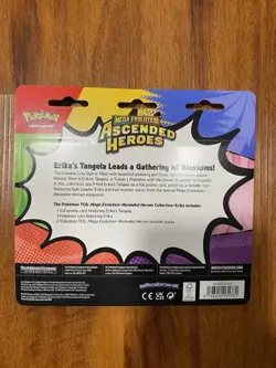 Pokemon TCG: Mega Evolution Ascended Heroes Collection (Erika) 2-Pack Blister - Image 2