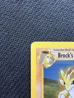 Pokemon TCG Brock’s Sandslash 23/132 Gym Heroes Unlimited Rare WOTC LP+ - Image 2