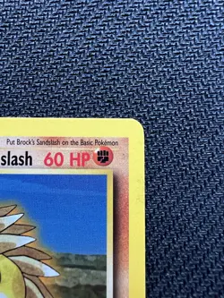 Pokemon TCG Brock’s Sandslash 23/132 Gym Heroes Unlimited Rare WOTC LP+ - Image 3