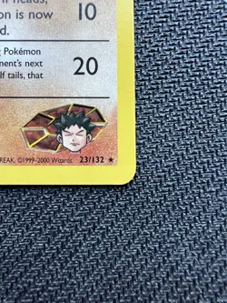 Pokemon TCG Brock’s Sandslash 23/132 Gym Heroes Unlimited Rare WOTC LP+ - Image 4