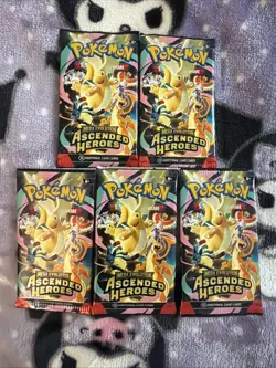 Pokemon TCG Ascended Heroes Booster Packs Lot Of 5 New/Factory Sealed - Image 1