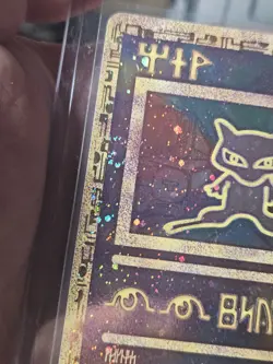 Ancient Mew Pokemon New Movie Promo Holo Foil Rare 1999-2000 *SWIRL* LP - Image 3