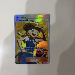 Pokemon Breeder (Full Art) 73/73 Shining Legends Holo - Image 1