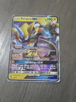 POKEMON ZERAORA GX 86/214 RARE HOLO SUN & MOON LOST THUNDER SM8 NM - Image 1