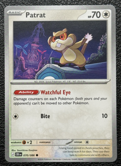 Patrat 070/086 - Common - Pokemon TCG: Chaos Rising - English NM - Image 1
