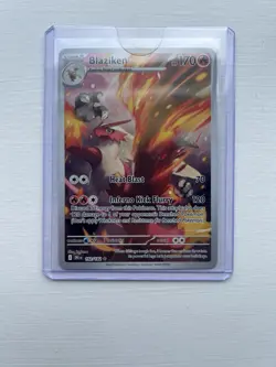 Pokemon TCG - Blaziken - Illustration Rare SV10: Destined Rivals 192/182 NM - Image 1