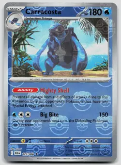 Carracosta 023/086 Black Bolt Master Ball Pokemon NM - Image 1