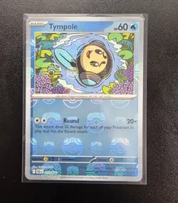 Tympole (Master Ball Pattern) 019/086 Sv: Black Bolt Holo Pokemon Reverse - Image 1