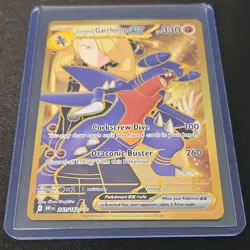 Pokemon Cynthia's Garchomp EX Hyper Rare 241/182 Destined Rivals 330 HP Holo - Image 2