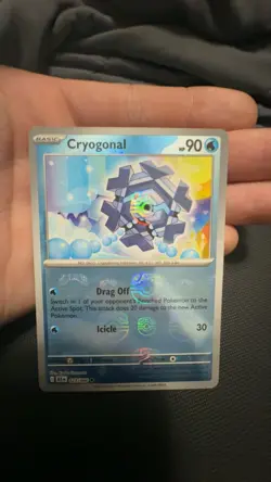 Pokemon TCG Cryogonal (Master Ball Pattern) 027/086 SV: Black Bolt Near Mint - Image 1