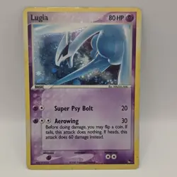 Pokemon Lugia 002/017 POP Series 5 Holo Rare 80HP Basic Promo 2007 EN - Image 2