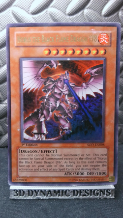 | Yugioh Horus the Black Flame Dragon LV8 SOD-EN008 1st Ultra Soul Of HP 🔥 | - Image 1