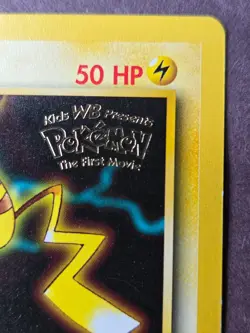 Near Mint Pikachu Gold WB Stamp #4 Black Star Promo Pokemon Card - Image 2