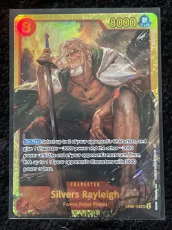 Silvers Rayleigh One Piece CCG Two Legends Foil Card OP08-118 - Image 1