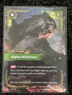 Alpha Wildclaw Rift Bound League Of Legends Foil Card 057/219 - Image 1