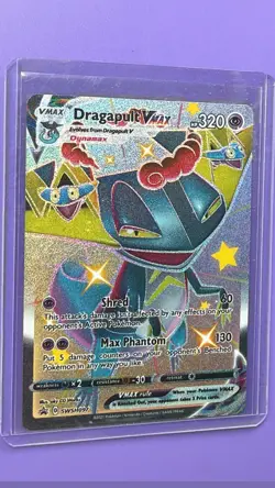 Pokemon Dragapult VMAX SWSH097 Sword & Shield Promo Holo Basic Card 320HP - Image 1