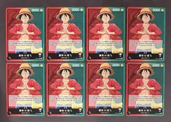 2022 One Piece Romance Dawn OP01-003 L Card Game Chinese Monkey D. Luffy Lot (8) - Image 1