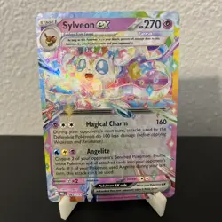 Pokemon TCG Sylveon EX Prismatic Evolutions Double Rare Holo Card 41/131 - Image 1