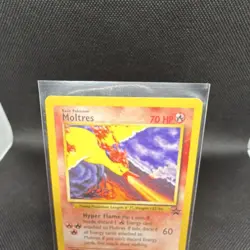 Pokemon TCG Moltres Black Star Promo 21 Wizards Regular 70 HP Basic 2000 Card - Image 2