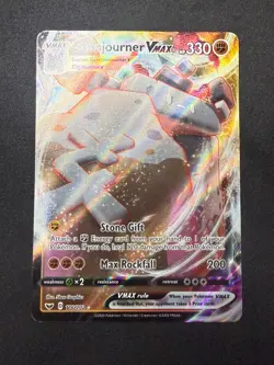 Stonjourner Vmax 116/202 | Sword & Shield Ultra Rare Pokemon Card LP+ - Image 1