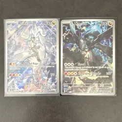 Pokemon TCG- N's Reshiram & N's Zekrom Full Art Holo 2 Cards - Image 1