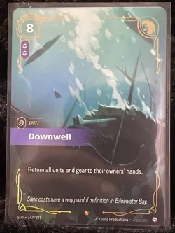 Down well Rift Bound League Of Legends Foil Card 147/221 - Image 1