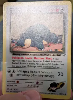 2000 Pokemon Rocket's Snorlax Gym Heroes Non-Holo WOTC Lot of 2 cards - Image 3