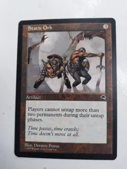 MTG [Magic the Gathering] Static Orb Tempest 1997 [Commander] [Premodern] NM/M - Image 1