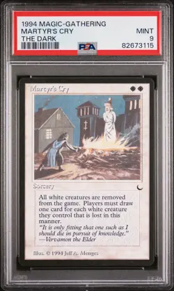 Martyr's Cry - The Dark - MTG - MINT - PSA 9. POP 12. More MTG in Store. - Image 1