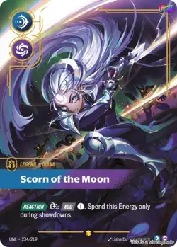 Riftbound Foil Diana - Scorn of the Moon (Overnumbered) 234/219 Unleashed NM - Image 1