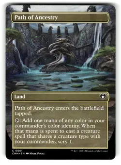Path of Ancestry (Borderless) 661 Commander Masters Magic: The Gathering NM - Image 1