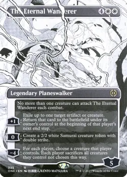 The Eternal Wanderer (Borderless) Phyrexia: All Will Be One 335 Normal NM - Image 1