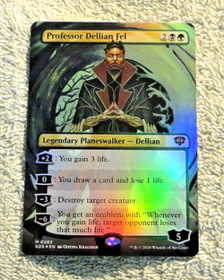 Professor Dellian Fel M 0283 Mythic Borderless Foil- Magic Secrets of Strixhaven - Image 3