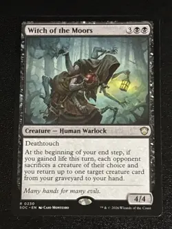 MTG Commander: Secrets of Strixhaven Witch of the Moors 0230 NM Rare - Image 1