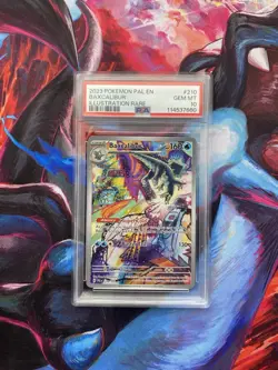 Pokemon Baxcalibur 210/193 Paldea Evolved Illustration Rare Holo PSA 10 - Image 1