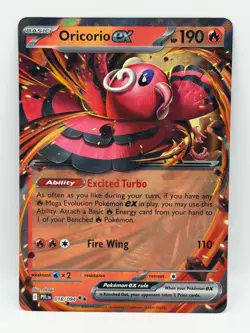 Oricorio ex 018/094 Phantasmal Flames NM Double Rare Holo Pokemon TCG - Image 1