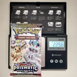 22.56 Grams HEAVY! Prismatic Evolutions Pokemon Factory Sealed Booster Pack! - Image 1