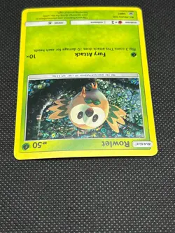 Pokemon Tcg Rowlet(Holo Bleed) SM01 Sun & Moon Black Star Promo - Image 3