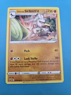 Galarian Sirfetch'd 79/198 Chilling Reign Regular Rare Pokemon TCG 079/198 NM - Image 1