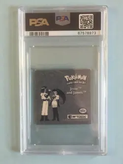 1999 Artbox Pokemon Sticker Series 1 PRIZM #PR06 Jesse & James PSA 8 - Image 4