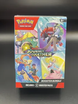 Pokemon TCG SV09 Journey Together Booster Bundle - 6 Packs - Factory Sealed - Image 1