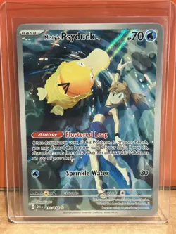 Misty's Psyduck 193/182 SV10 Destined Rivals Illustration Rare Holo Full Art NM - Image 1