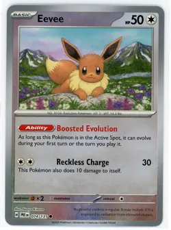 Pokemon TCG - Eevee 74/131 - Prismatic Evolutions - Master Ball Reverse Holo - Image 1