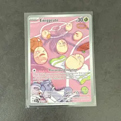 Pokemon TCG Exeggcute 192/191 SV08 Surging Sparks Illustration Rare Holo - Image 1