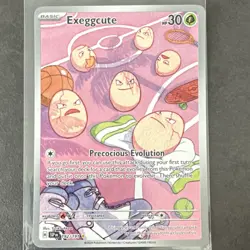 Pokemon TCG Exeggcute 192/191 SV08 Surging Sparks Illustration Rare Holo - Image 5