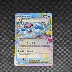 Pokemon TCG SV-Prismatic Evolutions Glaceon EX #26/131 Double Rare - Image 1