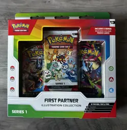 Pokemon First Partner Illustration Collection Series 1 Box - Image 1