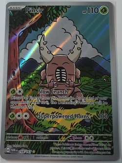 Pokemon Pinsir 168/167 Sv06 Twilight Masquerade Illustration Rare Full Art Holo - Image 1