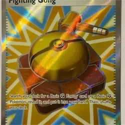 Pokemon Fighting Gong 168/132 Me01: Mega Evolution Holo Ultra Rare Trainer - Image 1